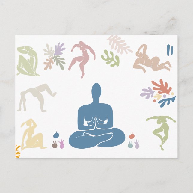 Matisse Art Meditation Inslag Vykort (Framsida)