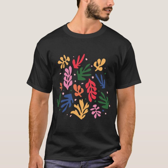 Matisse Blommor Konst familj T Shirt (Framsida)