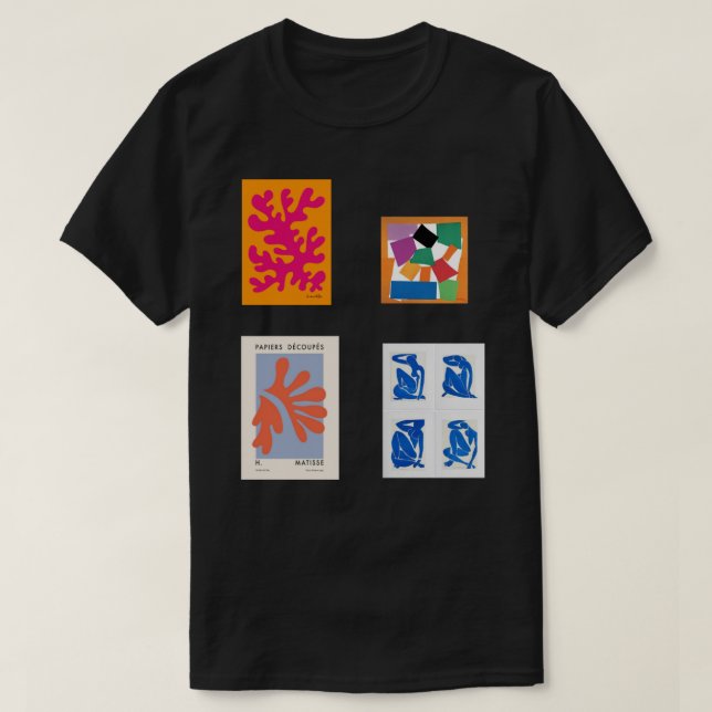 Matisse cut-outs Sticker.png T Shirt (Design framsida)