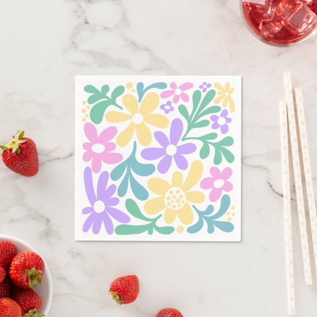 Matisse Daisy-mönster  Pappersservett (Insitu)