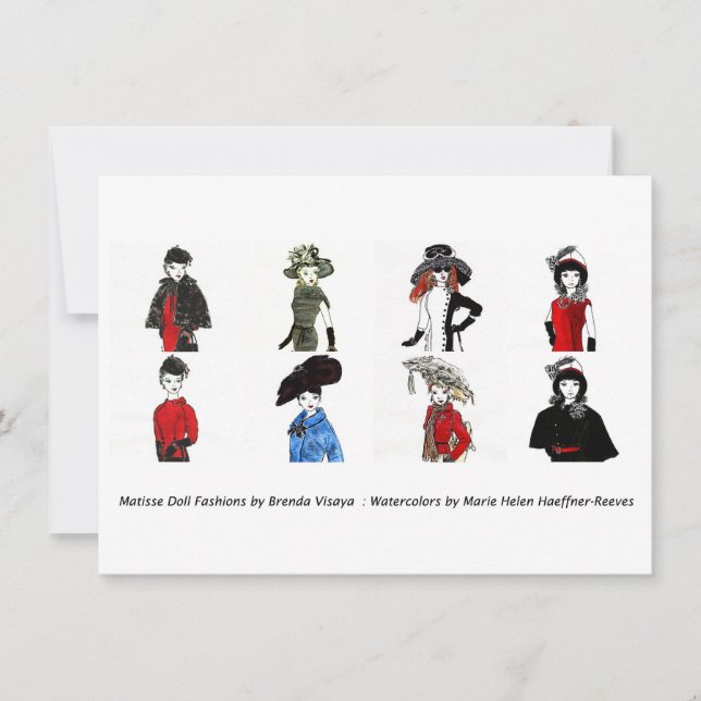 Matisse Doll Mode - kort 5, 4,5 x 6,25 (Framsida)