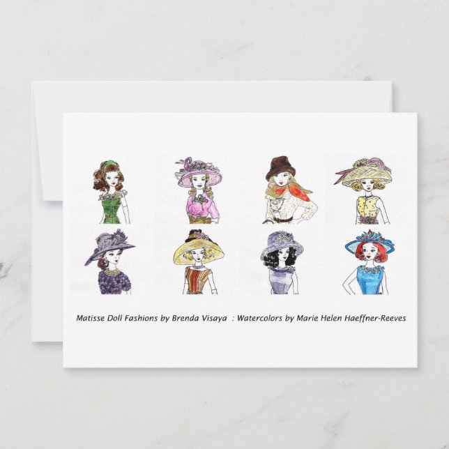 Matisse Doll Mode - kort 6, 4,5 x 6,25 (Framsida)