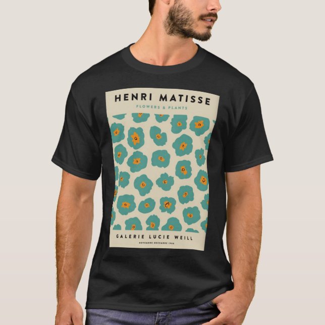 Matisse Flower Grönt Classic T-Shirt (Framsida)