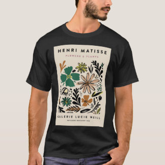 Matisse Flower Sketch T Shirt