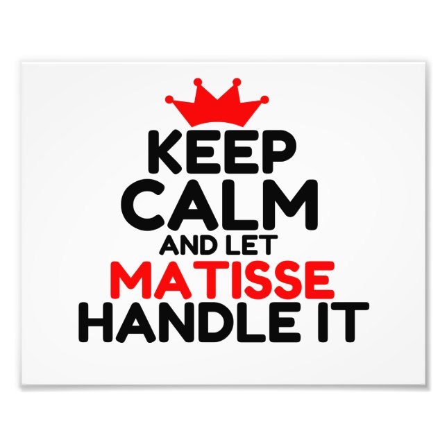 MATISSE FOTOTRYCK (Framsidan)