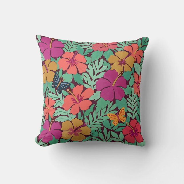 Matisse Hibiscus Trädgård Kastkudde Kudde (Framsida)