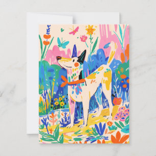 Matisse Hund Vintage vykort