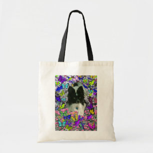 Matisse i fjärilar II - vit & svart Papillon Tygkasse