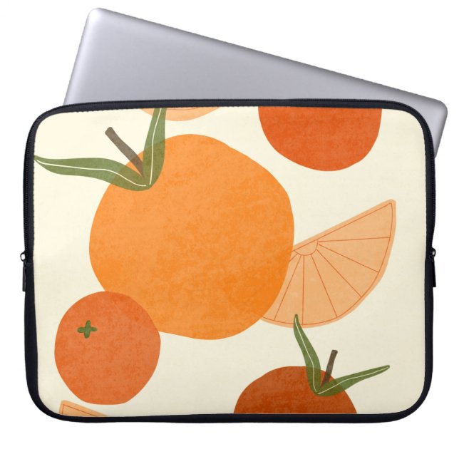 Matisse Inspired: Modern Abstrakt Shapes Laptop Fodral (Framsidan)