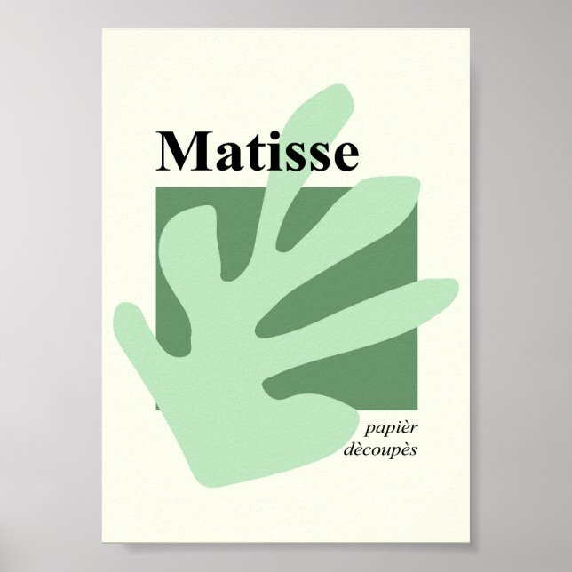 Matisse Inspired Shape Poster (Framsidan)