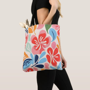 Matisse inspirerad blommigt tygkasse