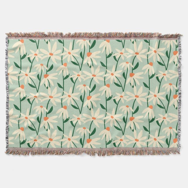 Matisse Inspirerad Blomstermarknad - Köpenhamn Filt (Framsidan)