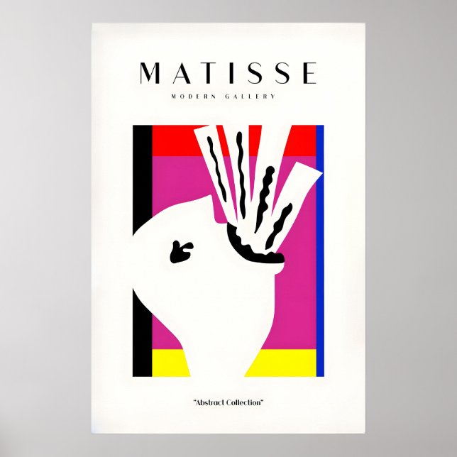 Matisse konsttryck -Abstrakt huvud Jazz-serien Poster (Framsidan)
