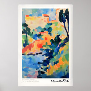 Matisse konsttryck - Abstrakt kustlandskap Poster