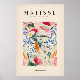 Matisse konsttryck - Abstrakt uttrycksfulla virvla Poster