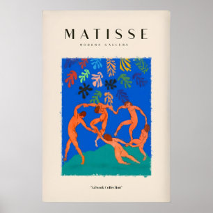 Matisse konsttryck - De abstrakta dansfigurerna Poster