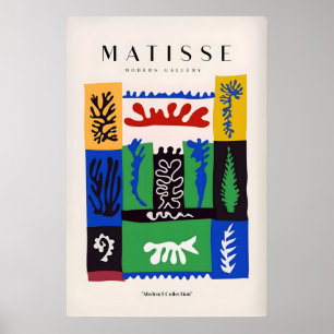 Matisse konsttryck - Komplex Abstrakt Botanisk Poster