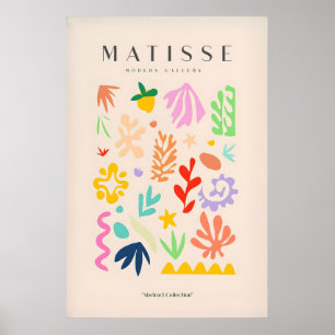 Matisse konsttryck - Lekfulla abstrakta former Mix Poster