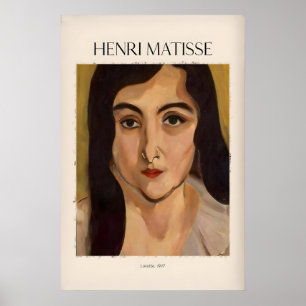 Matisse konsttryck - Lorette917 Porträttaffisch Poster