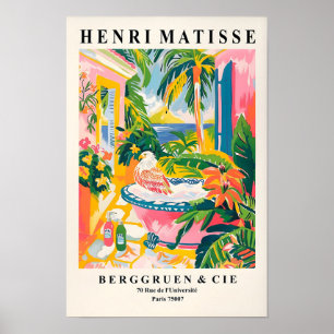 Matisse konsttryck, Örn i badkar affisch, Rosa M Poster