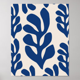 Matisse löv Blue Poster
