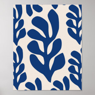 Matisse löv Blue Poster