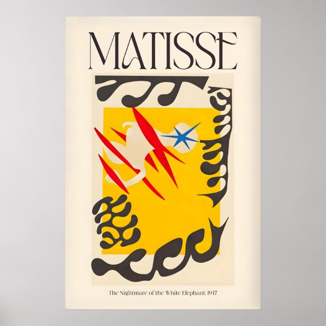 Matisse Mardrömmen om den Vita Elefanten947 Poster (Framsidan)