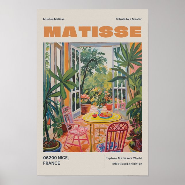 Matisse Modern Art Print Poster (Framsidan)