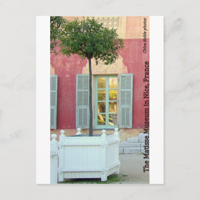 Matisse Museum i Nice, Frankrike Vykort (Framsida)
