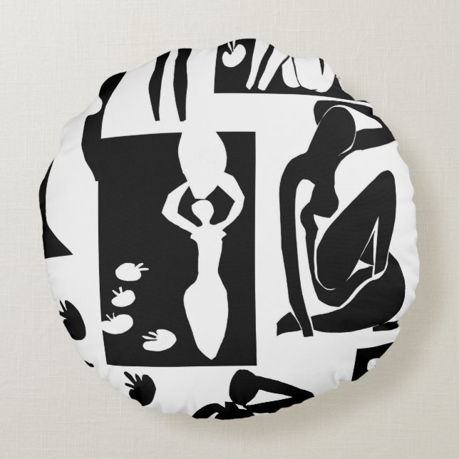 Matisse Nudes Rund Kudde (Baksidan)