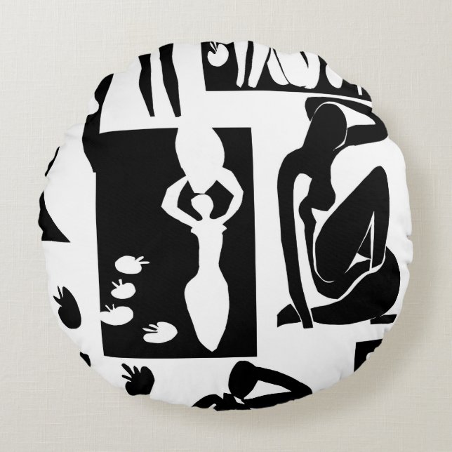Matisse Nudes Rund Kudde (Framsidan)