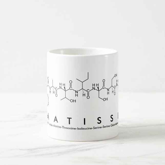 Matisse peptide namn mugg (Center)