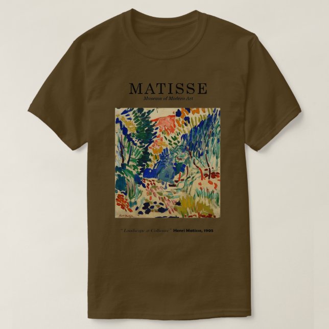 Matisse Print Decor Wall Collage T Shirt (Design framsida)