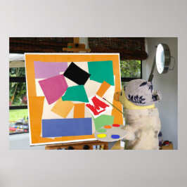 Matisse Snigel i olja av Danny Anka Poster