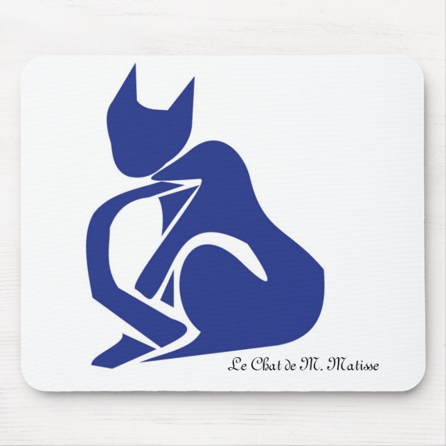 Matisses katt Mousepad Musmatta (Framsidan)
