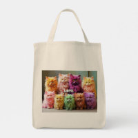Matkasse med kattillustration