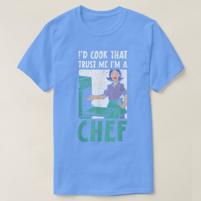 matkock matlagningsmatköks eller matlagningsmatkök t shirt (Design framsida)