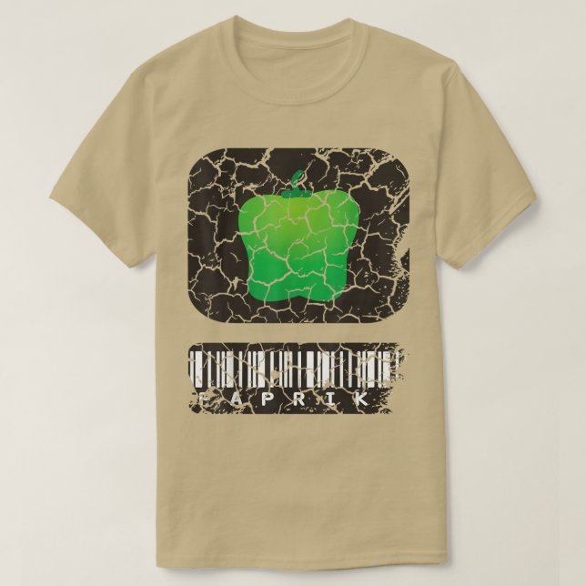 Matkokning Foodie Pepper Distress T Shirt (Design framsida)