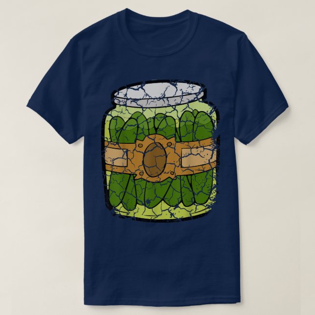 Matkokning Foodie Pickles Distress T Shirt (Design framsida)