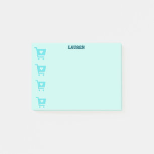 Matkorg post-it lapp påminnelse block