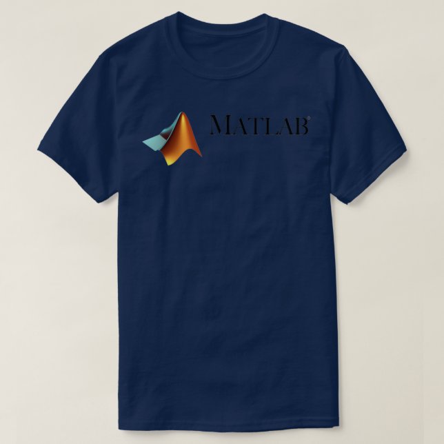 Matlab logotyp av hög kvalitet t shirt (Design framsida)