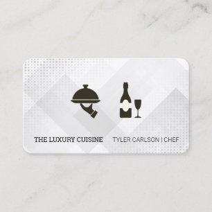 Matlagingsikoner Restaurang Kulinarisk Caterin Visitkort