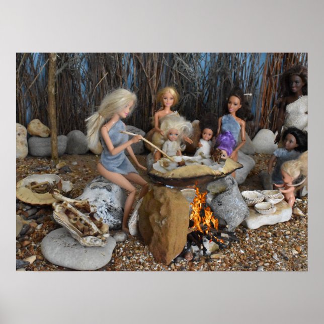 Matlagning för stammen poster (Framsidan)