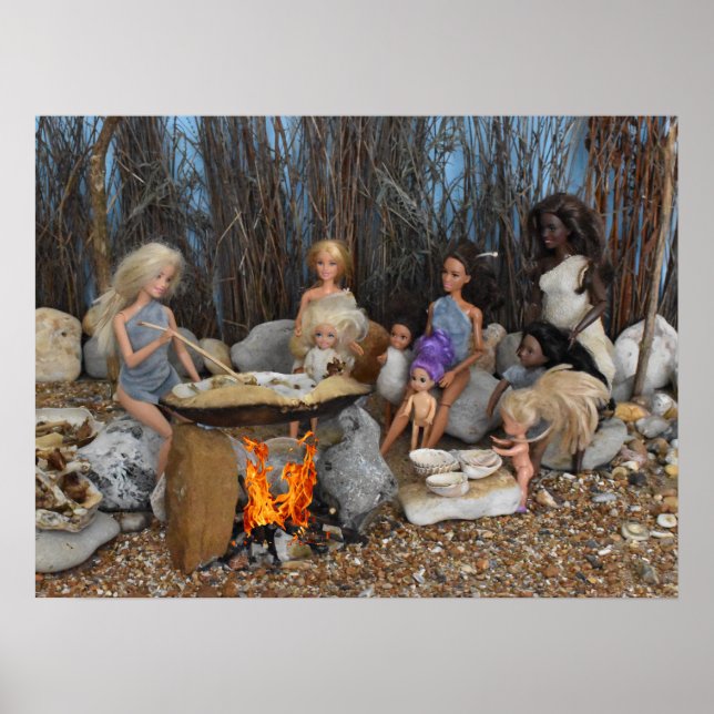 Matlagning för stammen poster (Framsidan)