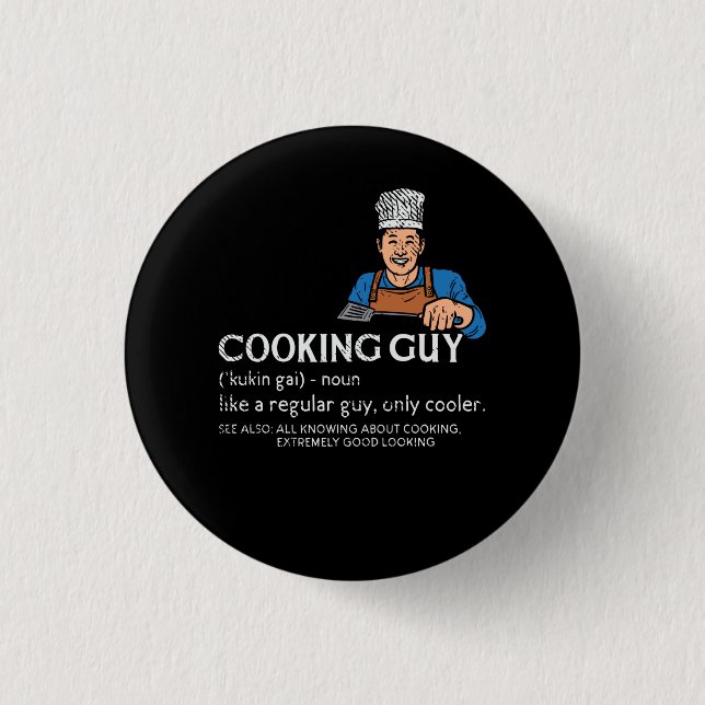 Matlagning Guy Definition Knapp (Framsida)