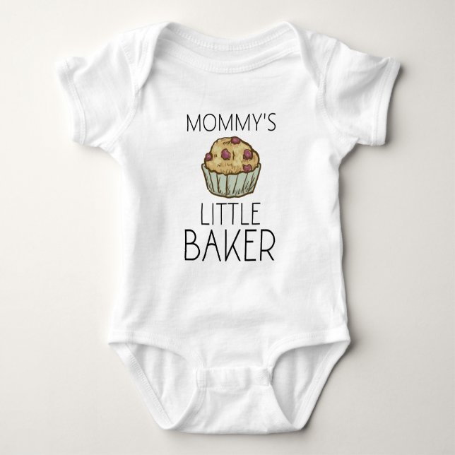 Matlagning - Mamas lilla bagare - Bagare T Shirt (Framsida)