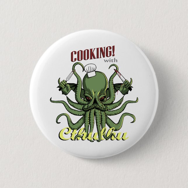 Matlagning med Cthulhu Knapp (Framsida)