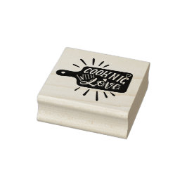 Matlagning med kärlek stämpel