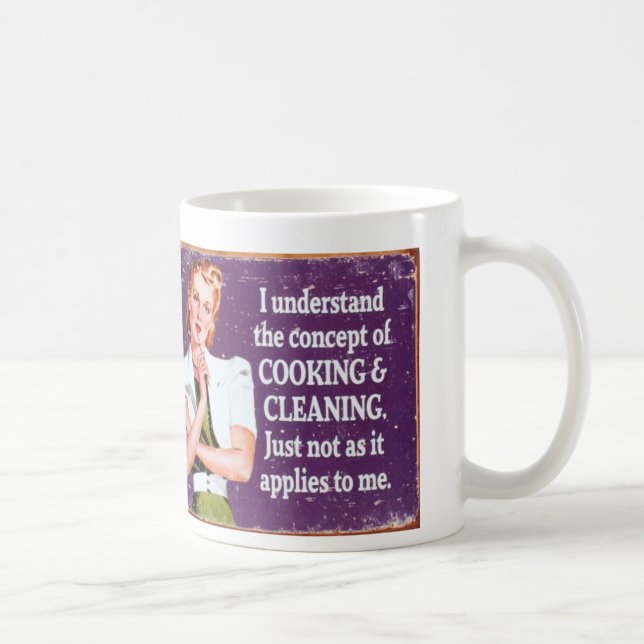 Matlagning och städning kaffemugg (Höger)