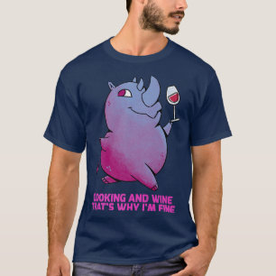 Matlagning och Vin som gör att Im Bra kokar T Shirt